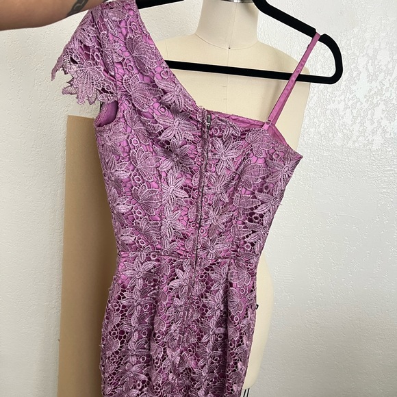 Purple lace Bettie Paige dress - Picture 2 of 3